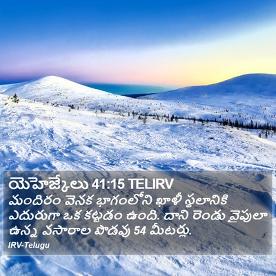 యెహెజ్కేలు 41:15 TELIRV Bible Verse Image