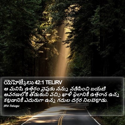 యెహెజ్కేలు 42:1 TELIRV Bible Verse Image