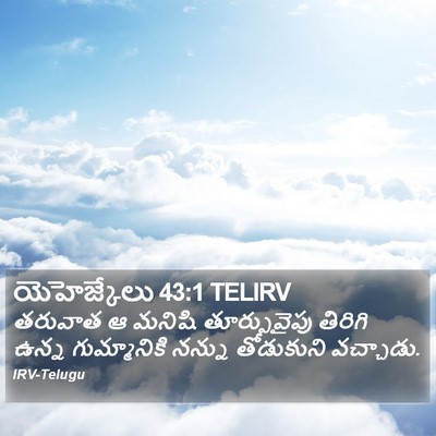 యెహెజ్కేలు 43:1 TELIRV Bible Verse Image
