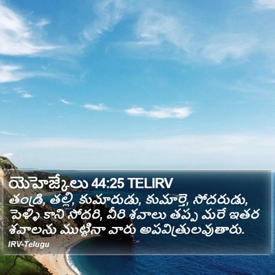 యెహెజ్కేలు 44:25 TELIRV Bible Verse Image