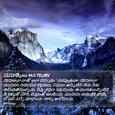 యెహెజ్కేలు 44:5 TELIRV Bible Verse Image