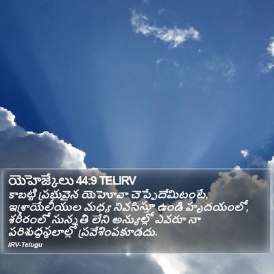 యెహెజ్కేలు 44:9 TELIRV Bible Verse Image