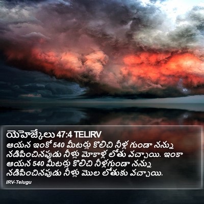 యెహెజ్కేలు 47:4 TELIRV Bible Verse Image