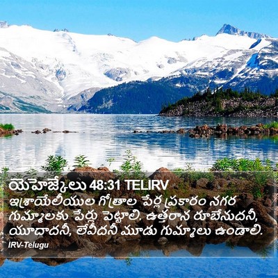 యెహెజ్కేలు 48:31 TELIRV Bible Verse Image