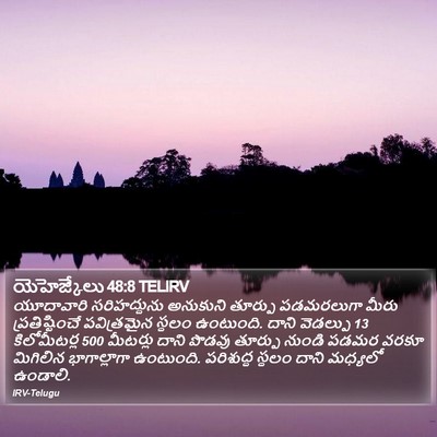 యెహెజ్కేలు 48:8 TELIRV Bible Verse Image