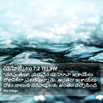 యెహెజ్కేలు 7:2 TELIRV Bible Verse Image