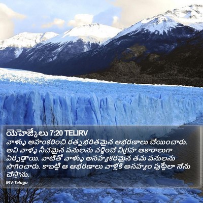 యెహెజ్కేలు 7:20 TELIRV Bible Verse Image