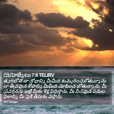 యెహెజ్కేలు 7:8 TELIRV Bible Verse Image