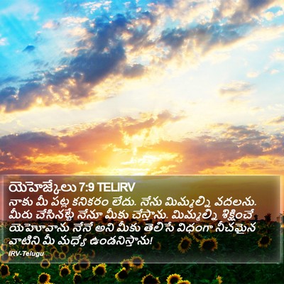 యెహెజ్కేలు 7:9 TELIRV Bible Verse Image