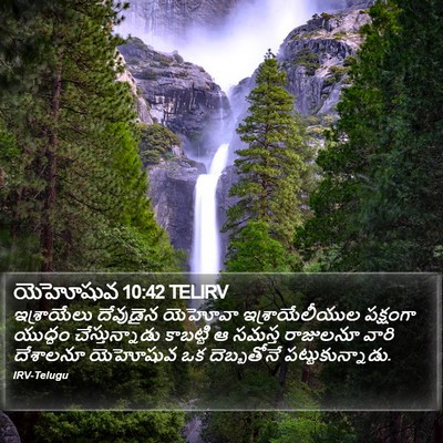 యెహోషువ 10:42 TELIRV Bible Verse Image