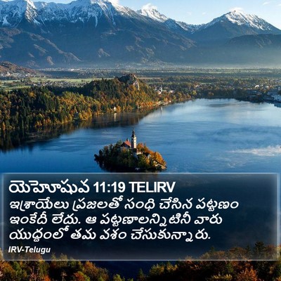 యెహోషువ 11:19 TELIRV Bible Verse Image