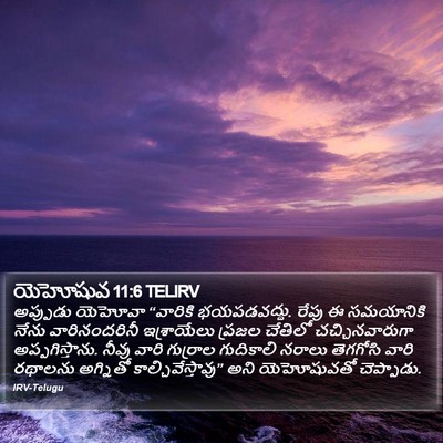 యెహోషువ 11:6 TELIRV Bible Verse Image