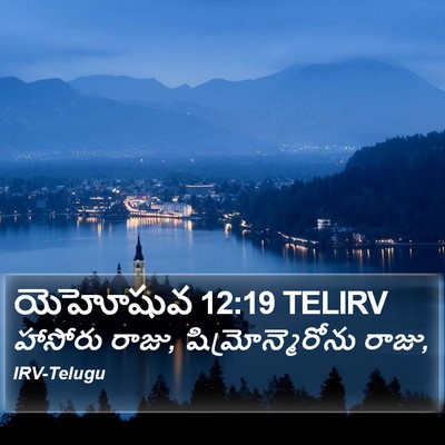 యెహోషువ 12:19 TELIRV Bible Verse Image