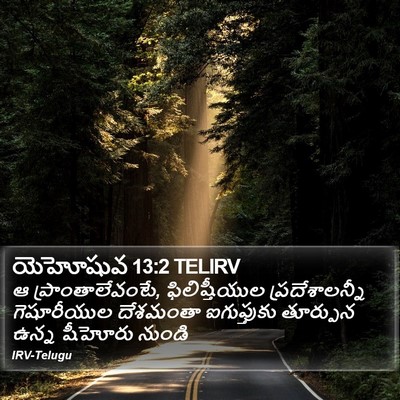 యెహోషువ 13:2 TELIRV Bible Verse Image