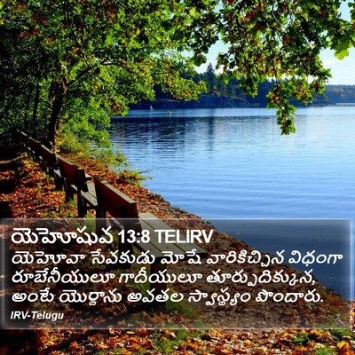యెహోషువ 13:8 TELIRV Bible Verse Image