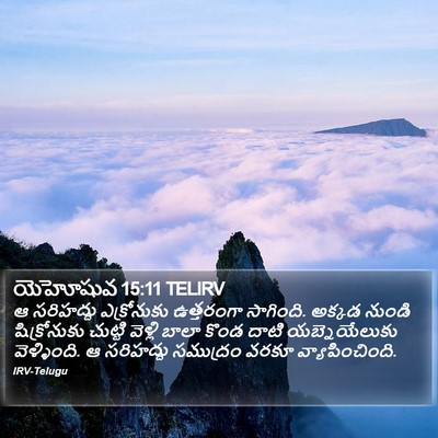 యెహోషువ 15:11 TELIRV Bible Verse Image