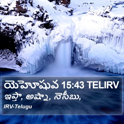 యెహోషువ 15:43 TELIRV Bible Verse Image