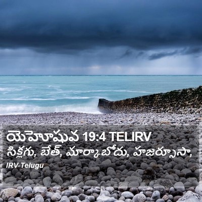యెహోషువ 19:4 TELIRV Bible Verse Image