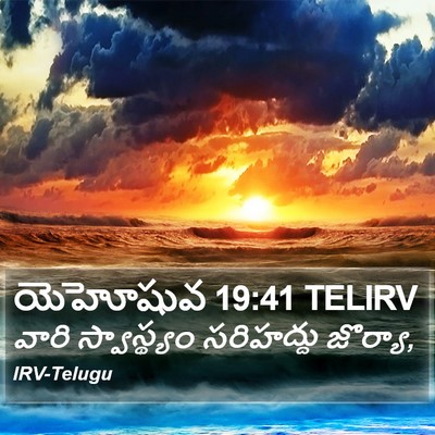 యెహోషువ 19:41 TELIRV Bible Verse Image