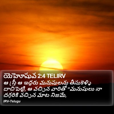 యెహోషువ 2:4 TELIRV Bible Verse Image