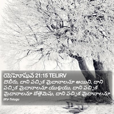 యెహోషువ 21:15 TELIRV Bible Verse Image