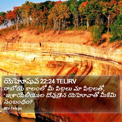 యెహోషువ 22:24 TELIRV Bible Verse Image