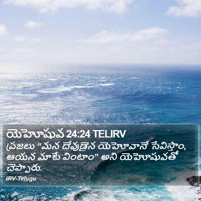 యెహోషువ 24:24 TELIRV Bible Verse Image