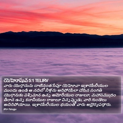 యెహోషువ 5:1 TELIRV Bible Verse Image