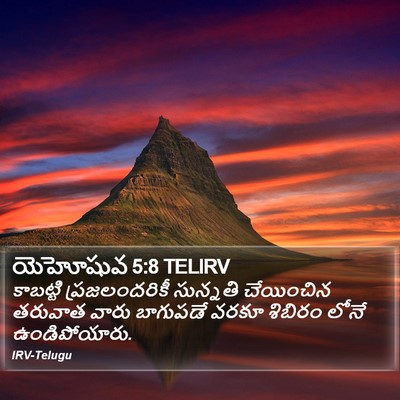 యెహోషువ 5:8 TELIRV Bible Verse Image