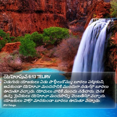 యెహోషువ 6:13 TELIRV Bible Verse Image