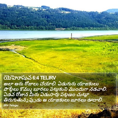 యెహోషువ 6:4 TELIRV Bible Verse Image