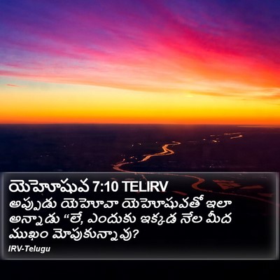 యెహోషువ 7:10 TELIRV Bible Verse Image