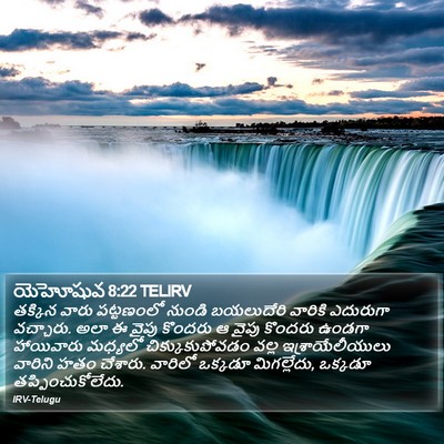 యెహోషువ 8:22 TELIRV Bible Verse Image