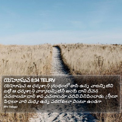 యెహోషువ 8:34 TELIRV Bible Verse Image