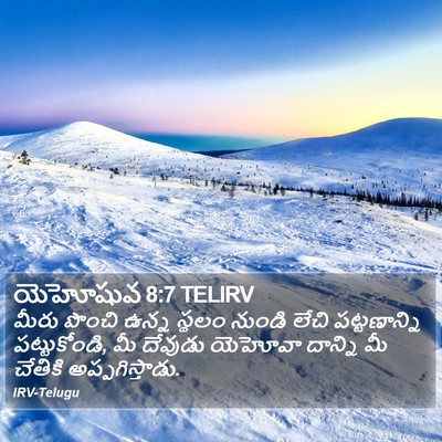 యెహోషువ 8:7 TELIRV Bible Verse Image