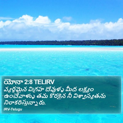 యోనా 2:8 TELIRV Bible Verse Image