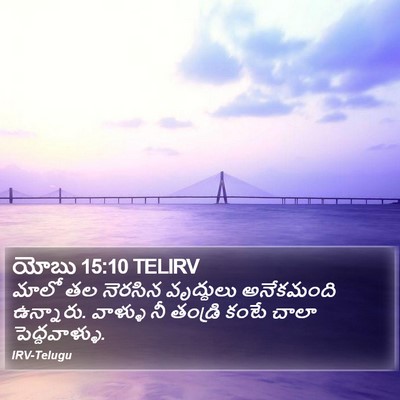 యోబు 15:10 TELIRV Bible Verse Image