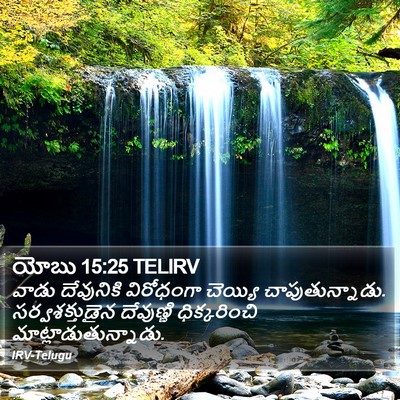 యోబు 15:25 TELIRV Bible Verse Image