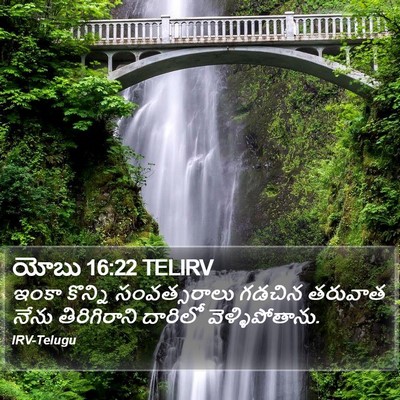 యోబు 16:22 TELIRV Bible Verse Image