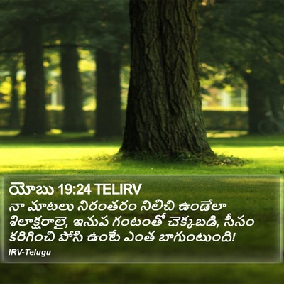 యోబు 19:24 TELIRV Bible Verse Image