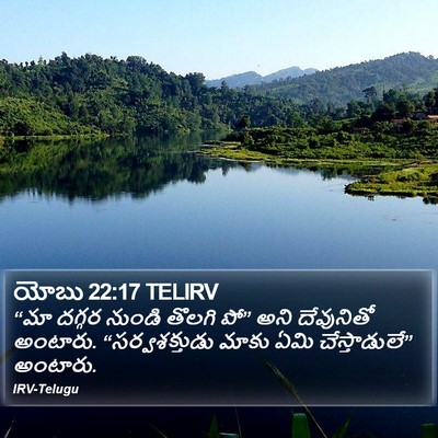 యోబు 22:17 TELIRV Bible Verse Image