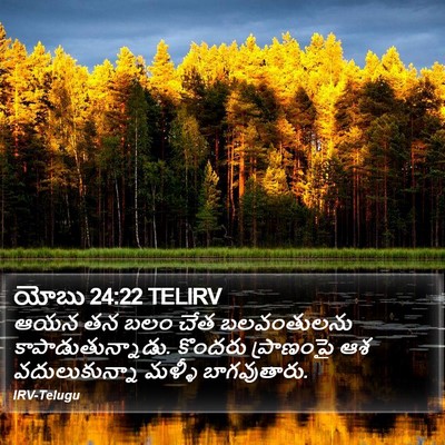 యోబు 24:22 TELIRV Bible Verse Image