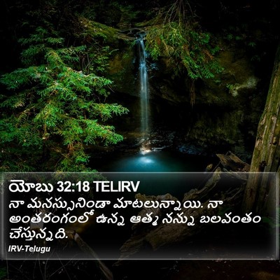 యోబు 32:18 TELIRV Bible Verse Image