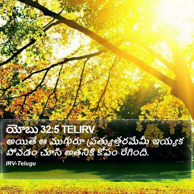 యోబు 32:5 TELIRV Bible Verse Image