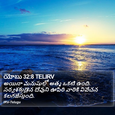 యోబు 32:8 TELIRV Bible Verse Image