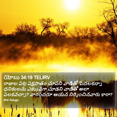 యోబు 34:19 TELIRV Bible Verse Image