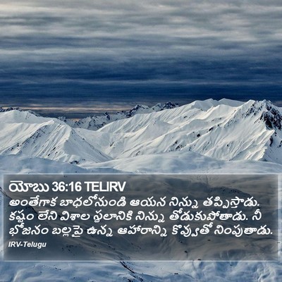 యోబు 36:16 TELIRV Bible Verse Image