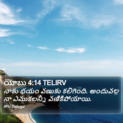 యోబు 4:14 TELIRV Bible Verse Image