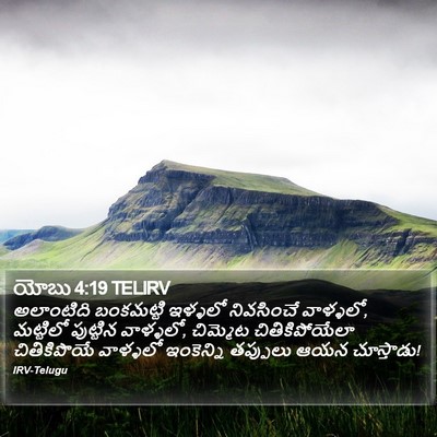యోబు 4:19 TELIRV Bible Verse Image