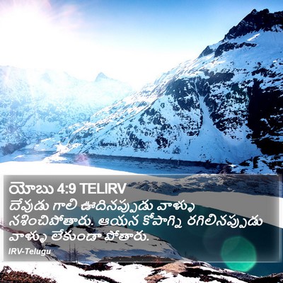 యోబు 4:9 TELIRV Bible Verse Image